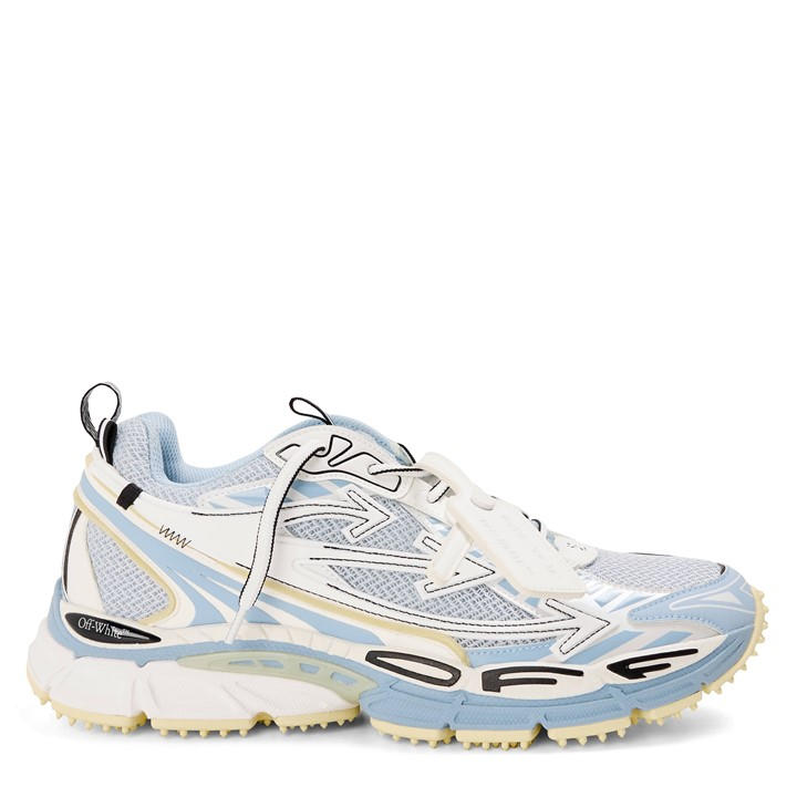 Off White Men's Blue Be Right Back Sneakers in Size 7, Sports Direct