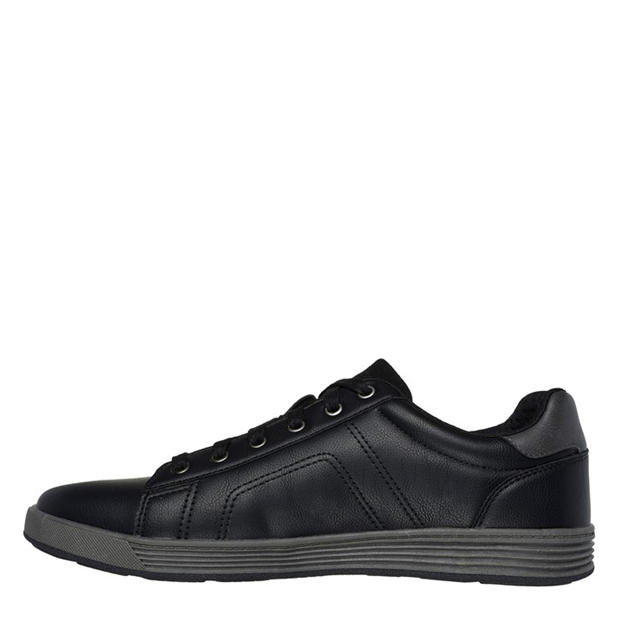Black - Skechers - Cavell Court Classic Trainer Mens