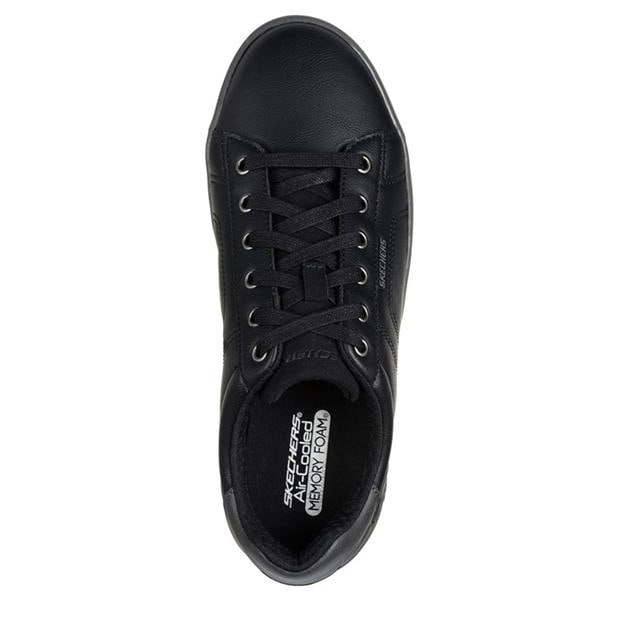 Black - Skechers - Cavell Court Classic Trainer Mens