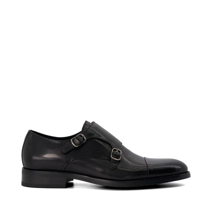 Dune London Men's Black Sullivan Monk Shoes in Size 7, Sports Direct