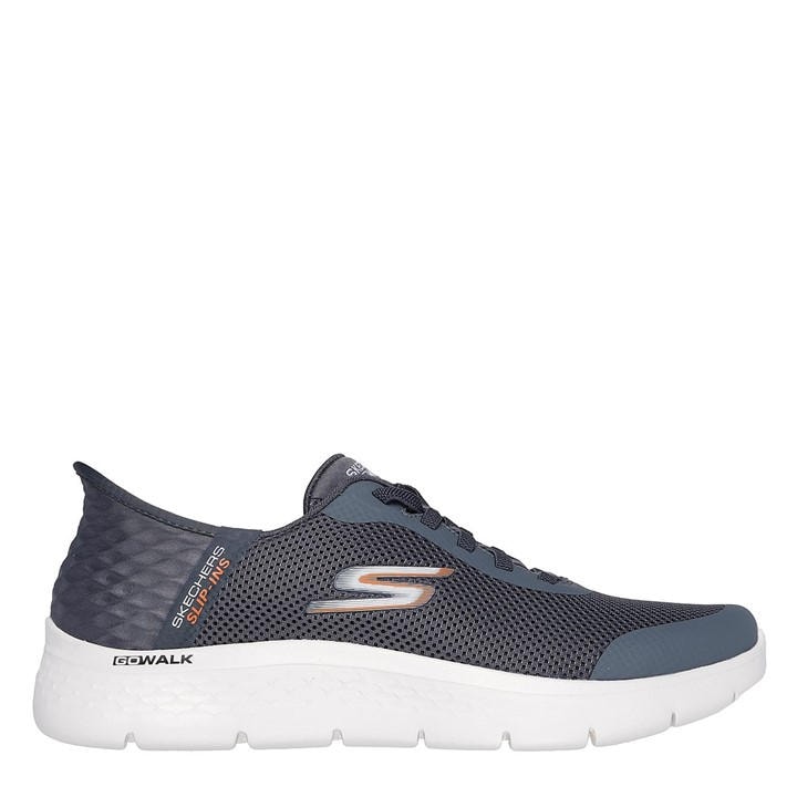 Skechers Men's Grey Slip-Ins: Go Walk Flex - Hands Up in Size 9, Sports Direct