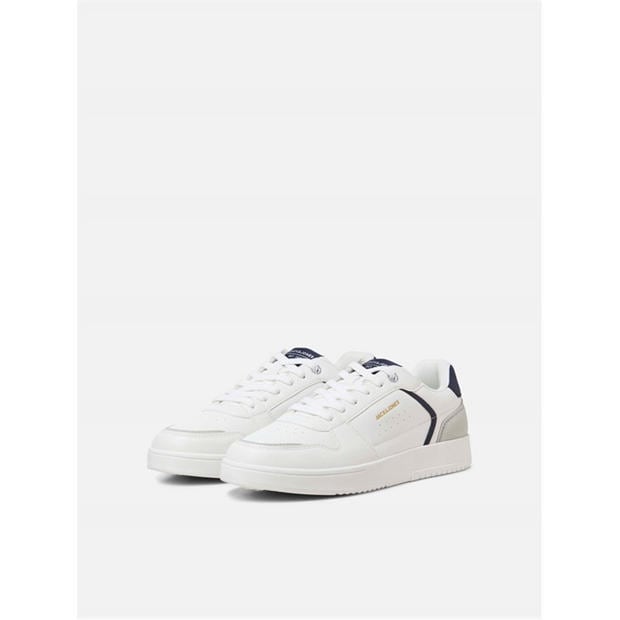 White - Jack and Jones - Ealing PU Sneaker Mens