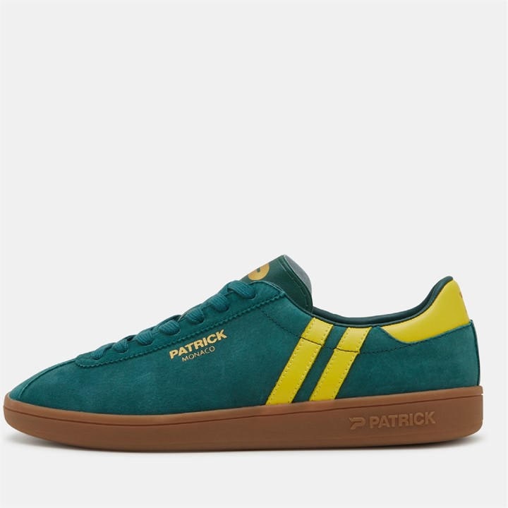 Patrick Men's Green Monaco Cupsole Low-Top Trainers in Size 6, Sports Direct