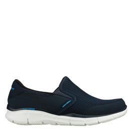 Mens Slip On Trainers | Black, White 