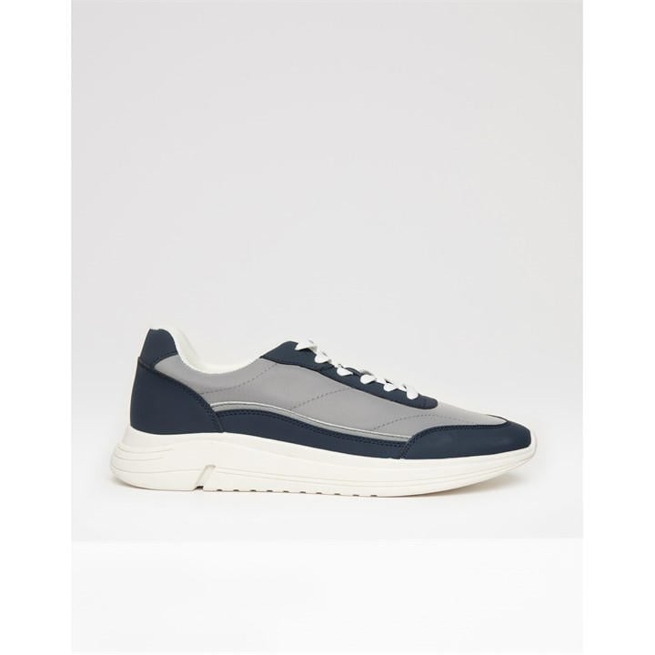 Threadbare Men's Blue Ariba Trainer Casual Low-Top Trainers in Size 11, Sports Direct
