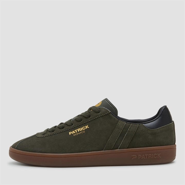 Patrick Men's Green Monaco Cupsole Low-Top Trainers in Size 9, Sports Direct
