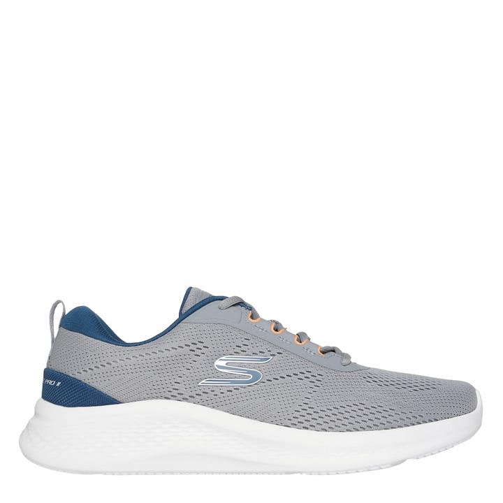 Skechers Men's  Engineered Mesh Lace Up Low-Top Trainers in Size 9, Sports Direct