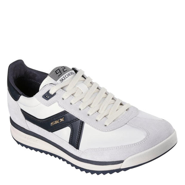 White/Black - Skechers - Men's Casual Low-Top Trainers