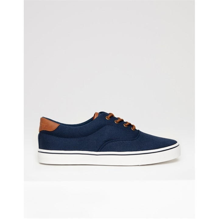 Threadbare Men's Blue Casual Low-Top Trainers in Size 10, Sports Direct