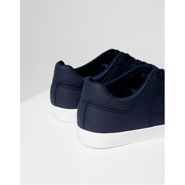 Морска синьо - Threadbare - Men's Austin Casual Low-Top Trainers