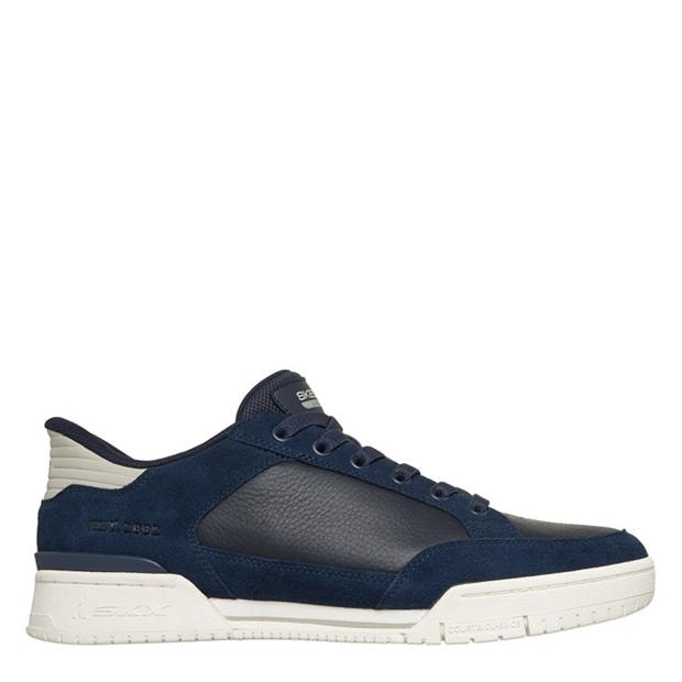 Navy/White - Skechers - Men's Casual Low-Top Trainers