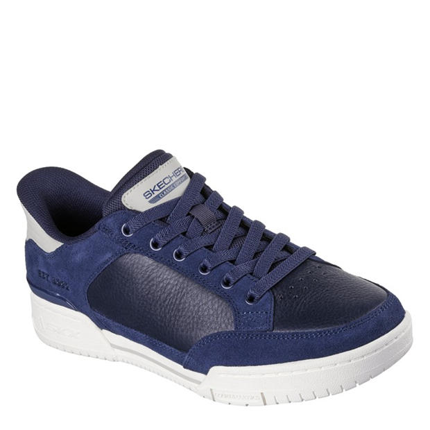 Navy/White - Skechers - Men's Casual Low-Top Trainers