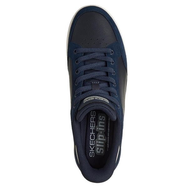 Navy/White - Skechers - Men's Casual Low-Top Trainers