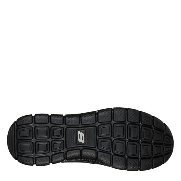Black - Skechers - Lace Up Jogger W Memory Foam Low-Top Trainers Mens