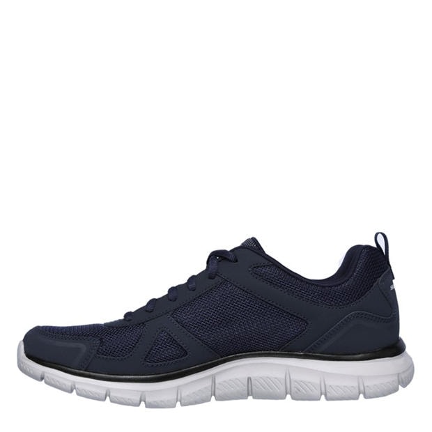 Navy - Skechers - Lace Up Jogger W Memory Foam Low-Top Trainers Mens