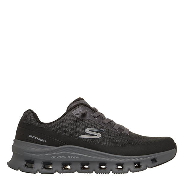 Black/Charcoal - Skechers - Men's Casual Low-Top Trainers