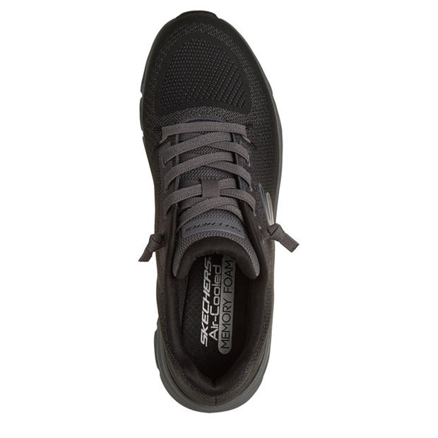 Black/Charcoal - Skechers - Men's Casual Low-Top Trainers