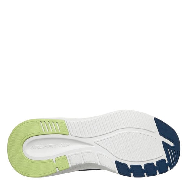 Navy/Lime - Skechers - Men's Casual Low-Top Trainers