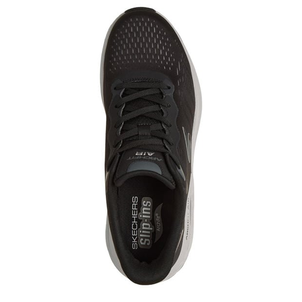 Black/Grey - Skechers - Men's Casual Low-Top Trainers