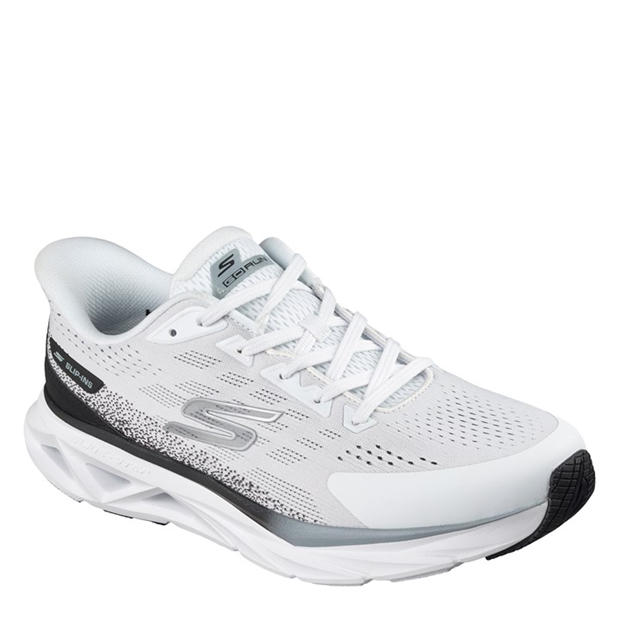 White/Black - Skechers - Men's Casual Low-Top Trainers