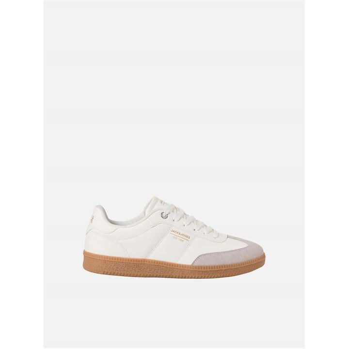 Jack And Jones Men's White Reecher Pu Sneakers in Size 9, Sports Direct