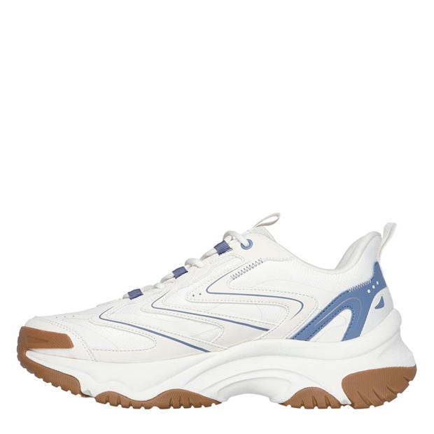 Natural/Navy - Skechers - Men's Casual Low-Top Trainers