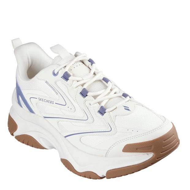 Natural/Navy - Skechers - Men's Casual Low-Top Trainers