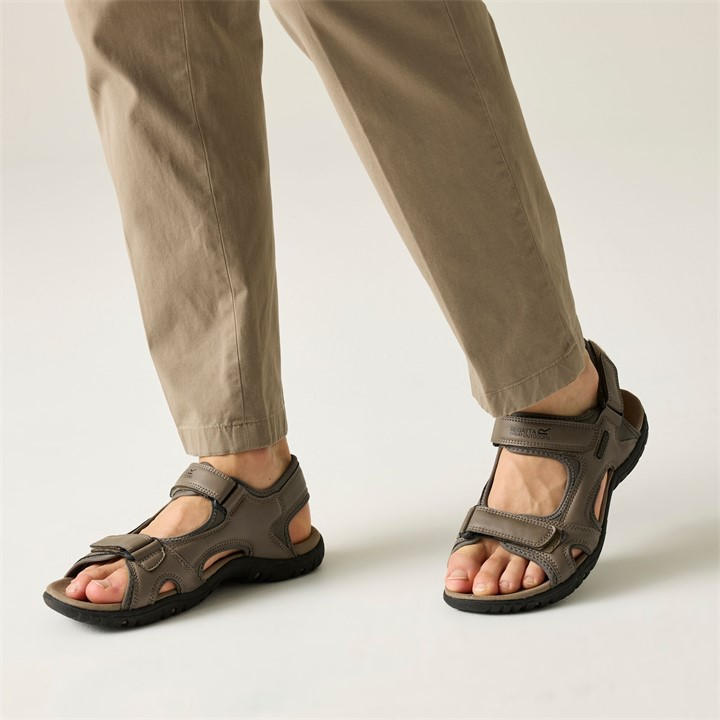 Regatta Men's Brown Haris Sandals in Size 9.5, Sports Direct