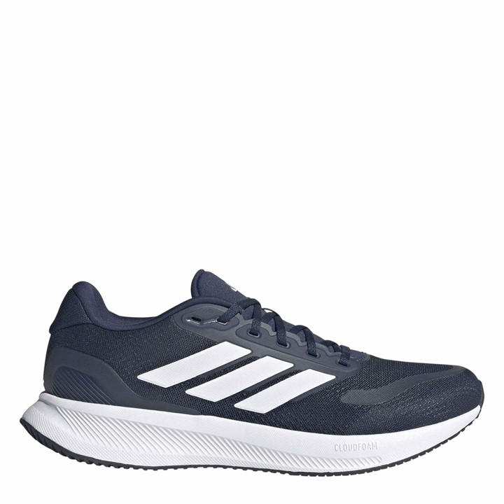 Adidas Men's Blue Run Falcon 5 Trainers in Size 9.5, Sports Direct