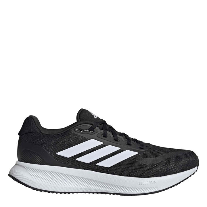 Adidas Men's Black Run Falcon 5 Trainers in Size 9.5, Sports Direct