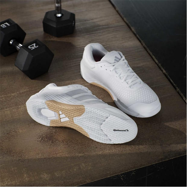 White/Silver - adidas - Dropset 4 PWR Training Shoes Mens