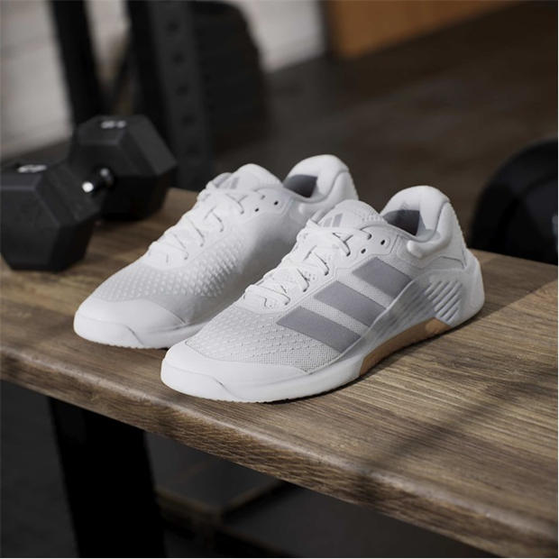 White/Silver - adidas - Dropset 4 PWR Training Shoes Mens