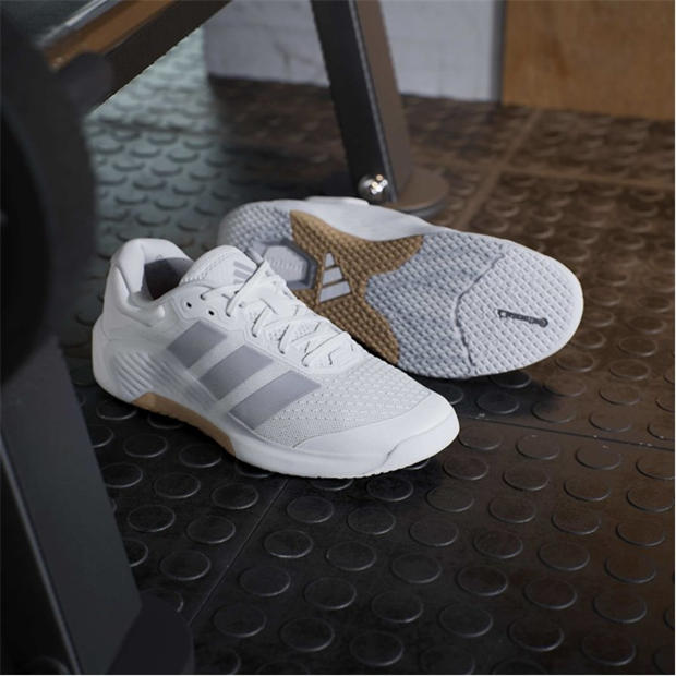 White/Silver - adidas - Dropset 4 PWR Training Shoes Mens