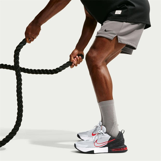 Grey/Red - Nike - Air Max Alpha Trainer 6 Mens Workout Shoes