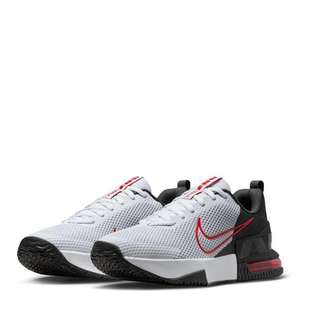 Grey/Red - Nike - Air Max Alpha Trainer 6 Mens Workout Shoes