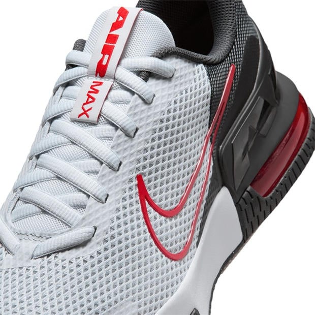 Grey/Red - Nike - Air Max Alpha Trainer 6 Mens Workout Shoes