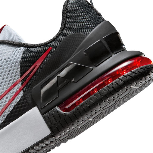 Grey/Red - Nike - Air Max Alpha Trainer 6 Mens Workout Shoes