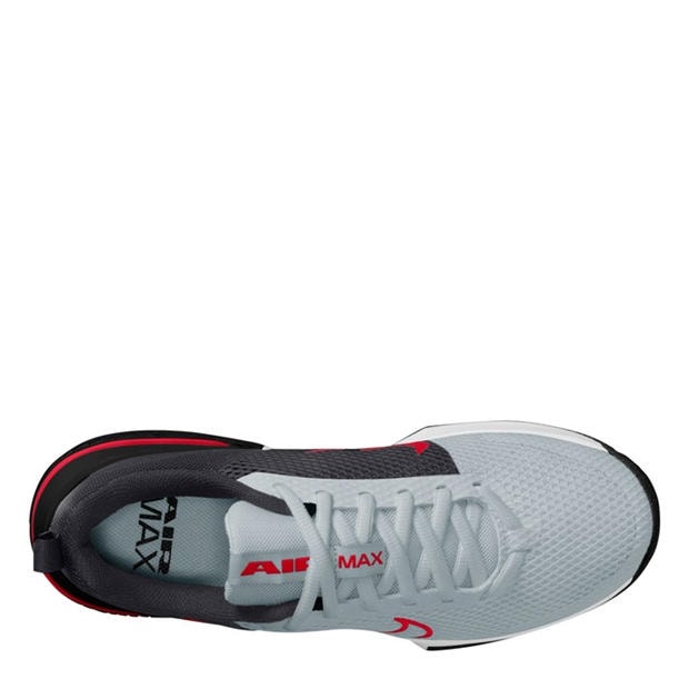 Grey/Red - Nike - Air Max Alpha Trainer 6 Mens Workout Shoes