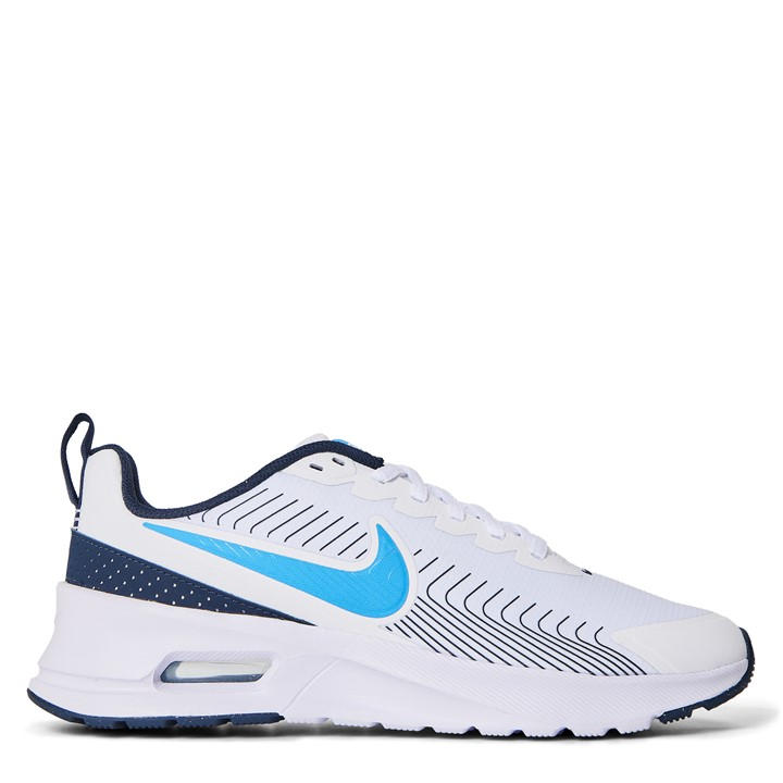 Nike Men's White Air Max Nuaxis in Size 8.5, Sports Direct