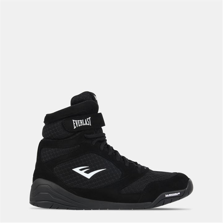 Everlast Men's Black Pro Elite Boxing Boots in Size 12, Sports Direct