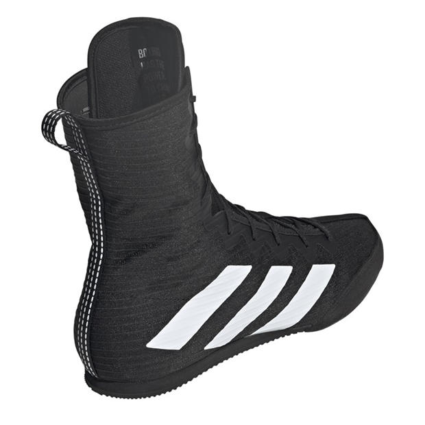 Blk/Wht/Blk - adidas - Men's Box Hog 4 Hi-Cut Boxing Boots