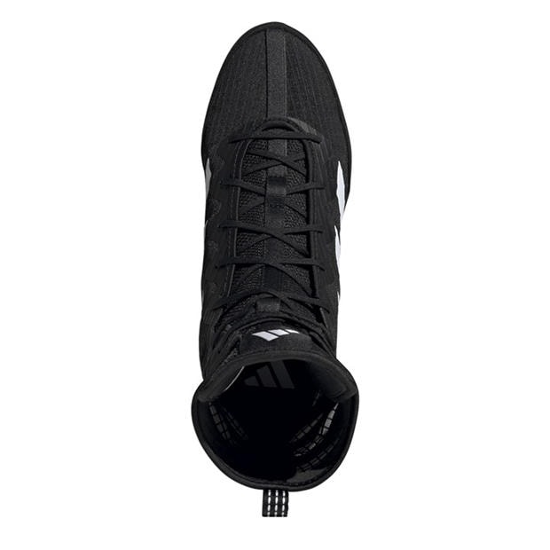 Blk/Wht/Blk - adidas - Men's Box Hog 4 Hi-Cut Boxing Boots