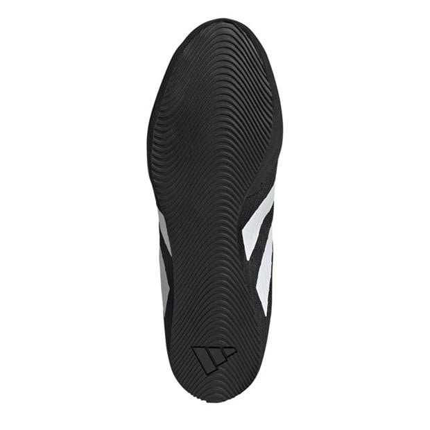 Blk/Wht/Blk - adidas - Men's Box Hog 4 Hi-Cut Boxing Boots
