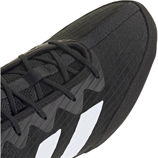 Blk/Wht/Blk - adidas - Men's Box Hog 4 Hi-Cut Boxing Boots
