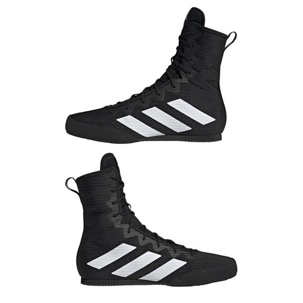 Blk/Wht/Blk - adidas - Men's Box Hog 4 Hi-Cut Boxing Boots