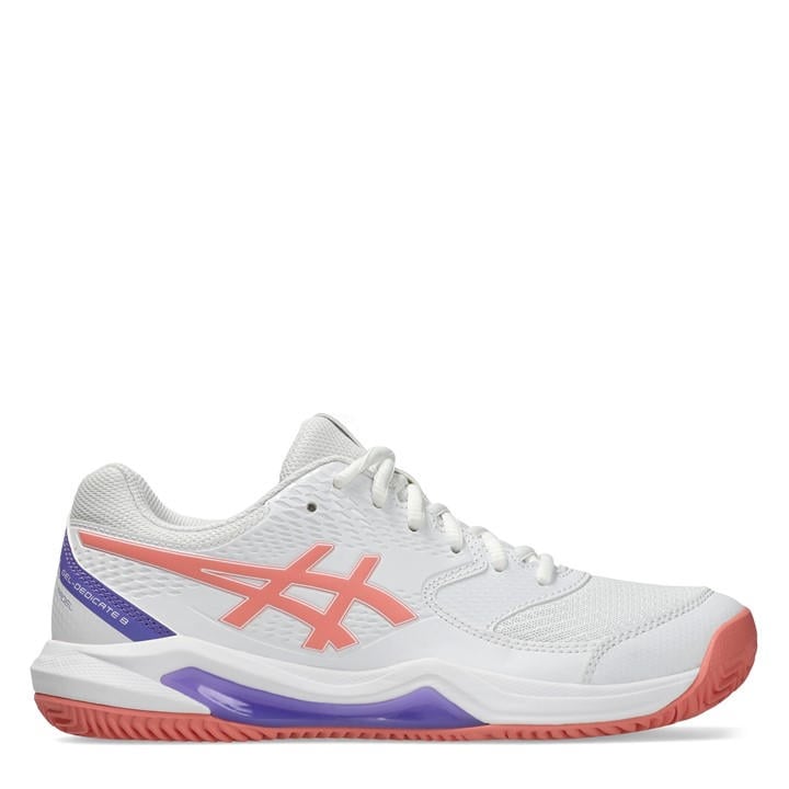 Asics Women's White Gel-Dedicate 8 Padel Trainers in Size 5.5, Sports Direct