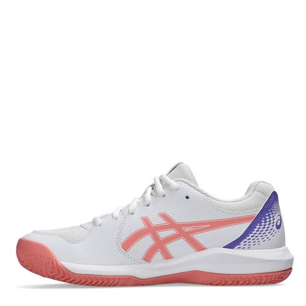 White/Pink - Asics - Asics Gel-Dedicate 8 Padel Trainers Womens
