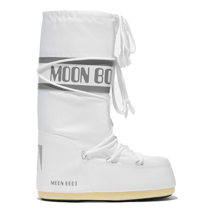 Moon Boot Men's White Icon High in Size 10, Sports Direct