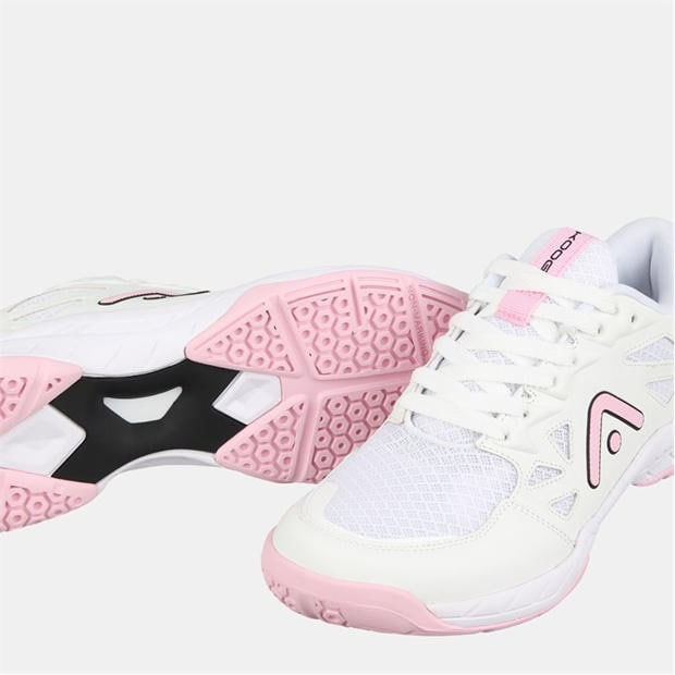 White/Pink - KooGa - Agility Netball Shoes Womens