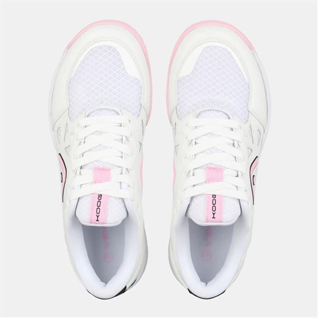 White/Pink - KooGa - Agility Netball Shoes Womens